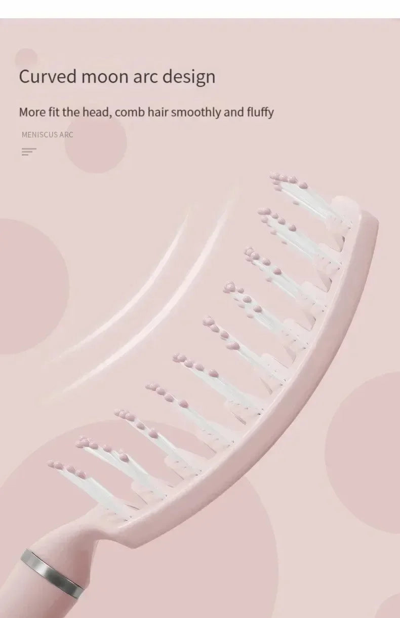 Brosse à cheveux à coussin d'air, peigne moelleux, Anti-perte de cheveux, Massage, pour tous les Types de cheveux, pour cheveux naturels longs, épais, fins et bouclés