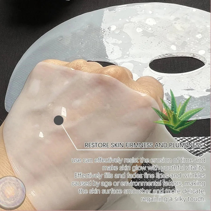 Masque facial au Bio collagène, rétrécit les Pores, hydratant en profondeur, masque de nuit, hydratant, rafraîchissant, éclaircissant, soins pour la peau, 1/4/10 pièces