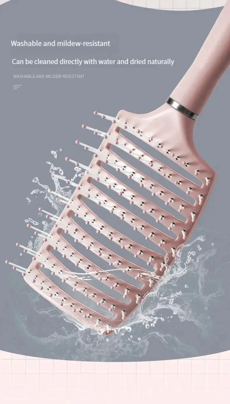 Brosse à cheveux à coussin d'air, peigne moelleux, Anti-perte de cheveux, Massage, pour tous les Types de cheveux, pour cheveux naturels longs, épais, fins et bouclés