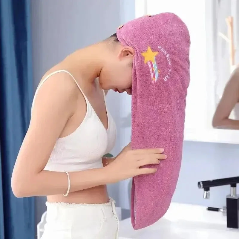1pc rapidement sec cheveux chapeau Super absorbant doux salle de bain femmes tête serviettes filles mignon cheveux serviette cheveux sec enveloppement Bonnets