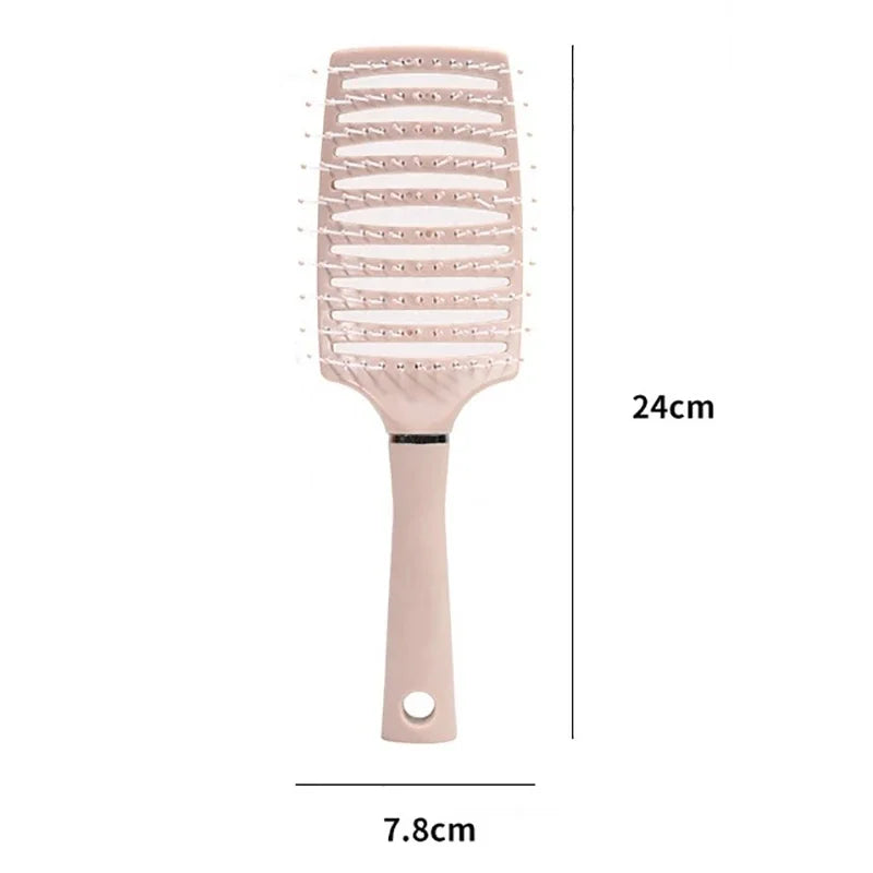 Brosse à cheveux à coussin d'air, peigne moelleux, Anti-perte de cheveux, Massage, pour tous les Types de cheveux, pour cheveux naturels longs, épais, fins et bouclés