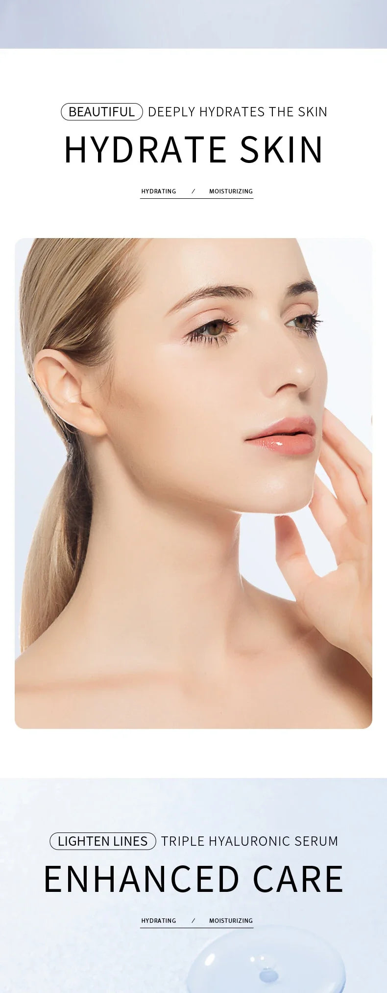 Sérum coréen à l'acide hyaluronique en or 24K, fil de protéines, remplissage de levage, fil de protéines de collagène absorbant, Essence pour le visage à la vitamine C