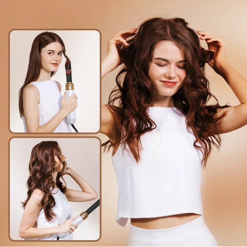 5 en 1 sèche-cheveux ensemble de peigne chaud fer à friser professionnel lisseur outil de coiffure pour Dyson Airwrap sèche-cheveux ménage