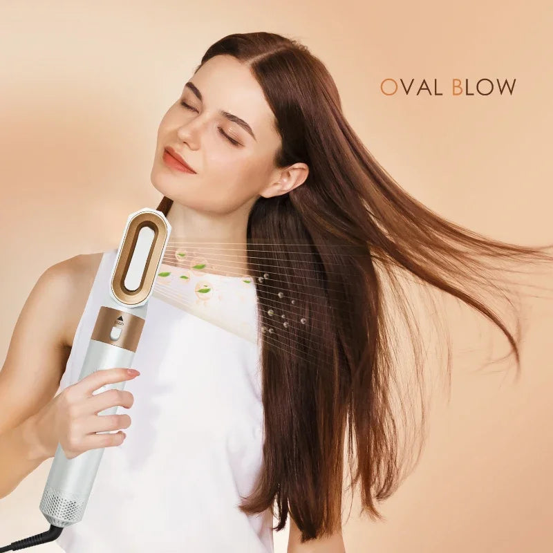 5 en 1 sèche-cheveux ensemble de peigne chaud fer à friser professionnel lisseur outil de coiffure pour Dyson Airwrap sèche-cheveux ménage
