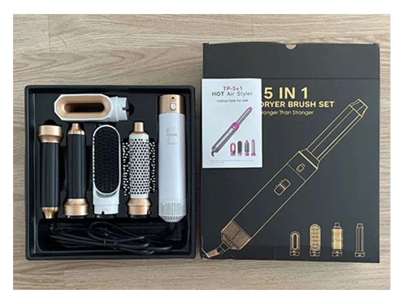 5 en 1 sèche-cheveux ensemble de peigne chaud fer à friser professionnel lisseur outil de coiffure pour Dyson Airwrap sèche-cheveux ménage