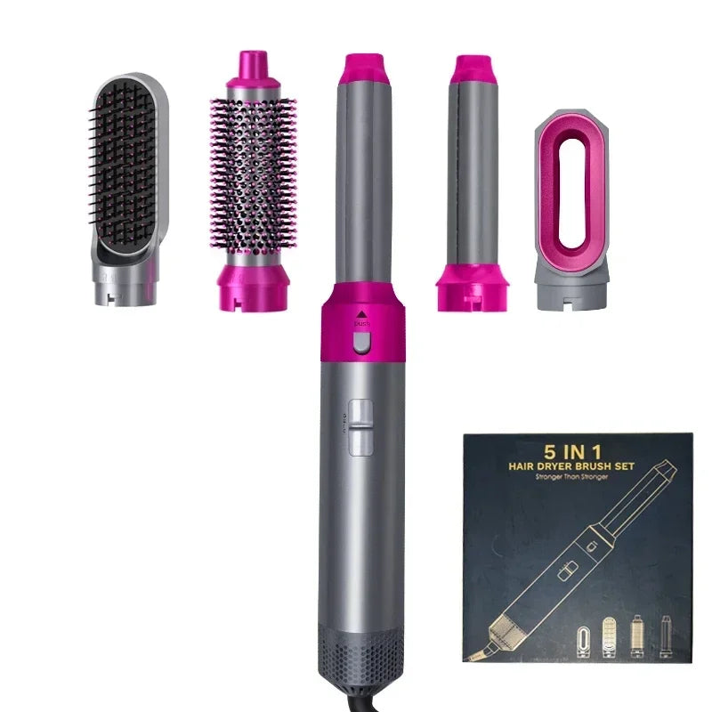 5 en 1 sèche-cheveux ensemble de peigne chaud fer à friser professionnel lisseur outil de coiffure pour Dyson Airwrap sèche-cheveux ménage