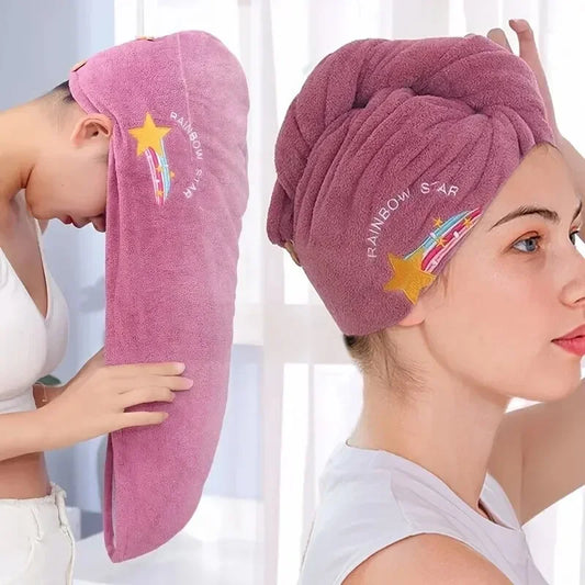 1pc rapidement sec cheveux chapeau Super absorbant doux salle de bain femmes tête serviettes filles mignon cheveux serviette cheveux sec enveloppement Bonnets