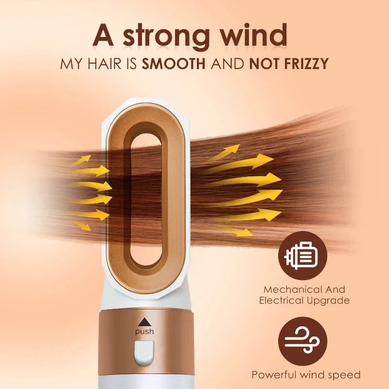 5 en 1 sèche-cheveux ensemble de peigne chaud fer à friser professionnel lisseur outil de coiffure pour Dyson Airwrap sèche-cheveux ménage