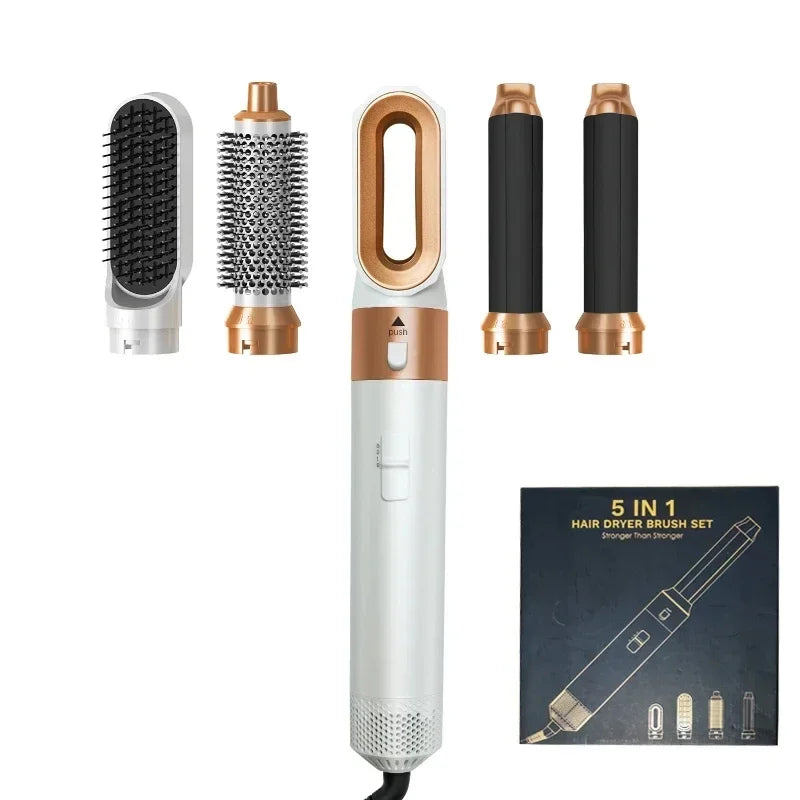 5 en 1 sèche-cheveux ensemble de peigne chaud fer à friser professionnel lisseur outil de coiffure pour Dyson Airwrap sèche-cheveux ménage